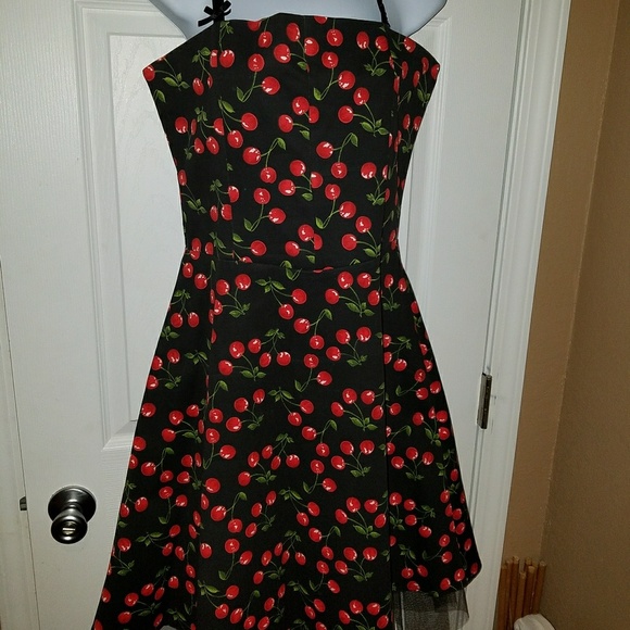 Hot Topic Dresses & Skirts - Hot topic cherry dress.